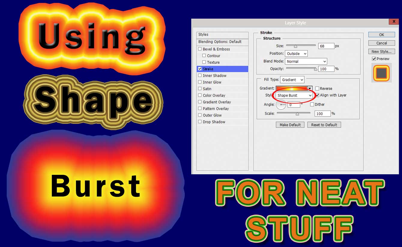 Using Shape burst