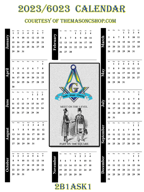 Freemason Calendar 2025 Neet Vevay Cristin