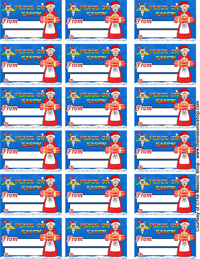 OES Holiday Gift Tags