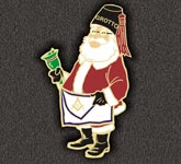 Santa Grotto Pin