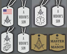 Masonic Dog Tags