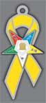 OES Yellow Ribbon Ornament