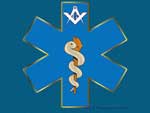 Masonic Blue Star of Life wallpaper