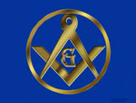 Masonic square in a circle wallpaper