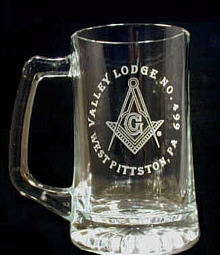 14.5 oz. Beer Mug, Round Logo