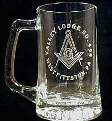 14.5 oz. Beer Mug, Round Logo